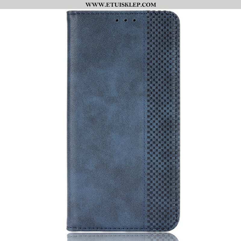 Etui Na Telefon do Asus Zenfone 8 Etui Folio Stylizowany Efekt Skóry W Stylu Vintage